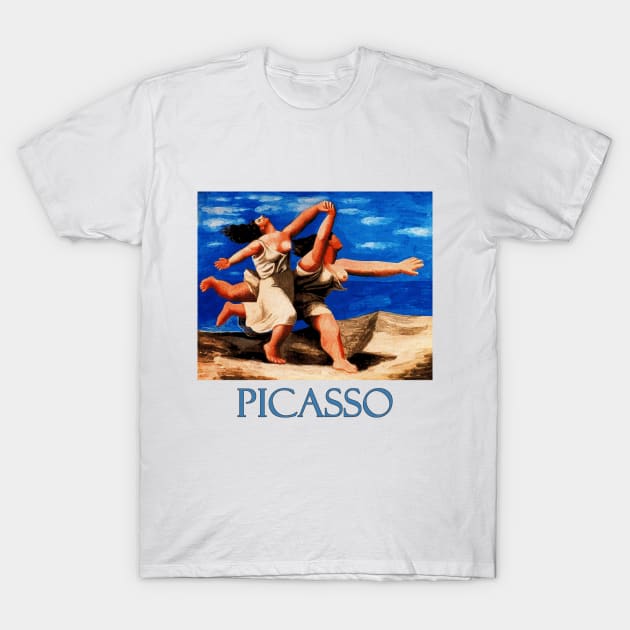 Two Women Running on the Beach (1922) by Pablo Picasso T-Shirt by Naves